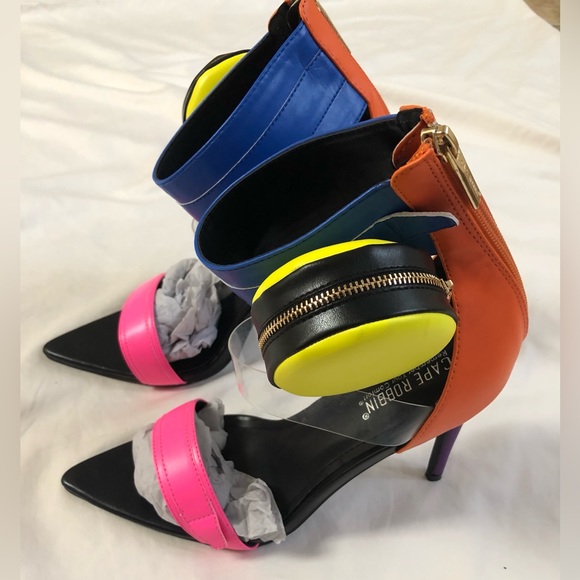 Cute Sexy High heel sandals cape robbin size: 9 color: multicolored - Picture 2 of 10